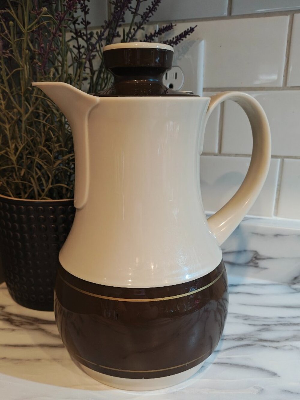 Vintage Thermos Coffee Butler Ingrid Carafe Model 570 West Germany 32oz Retro